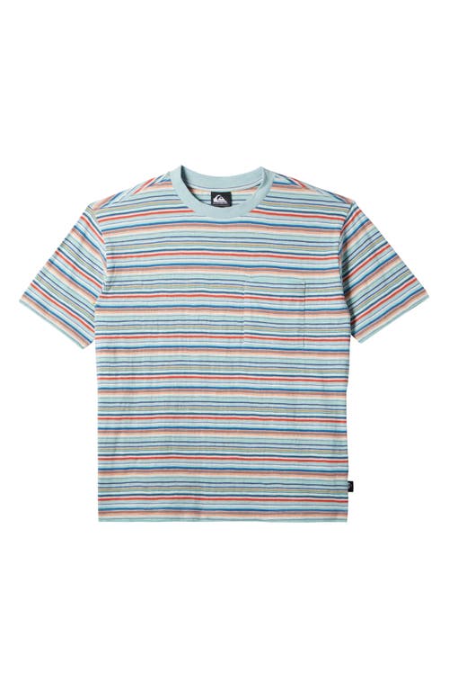 Quiksilver Kids' Tube Stripe Cotton Pocket T-shirt In Tube Stripe Winter