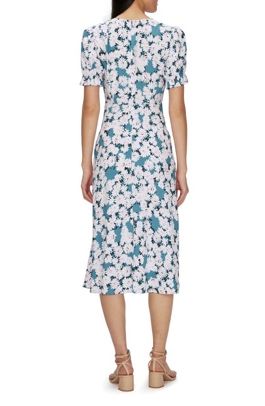Shop Diane Von Furstenberg Anaba Floral Midi Dress In Vintage Daisies Sm Ivory