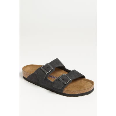 Birkenstock Arizona Soft Slide Sandal, Grey