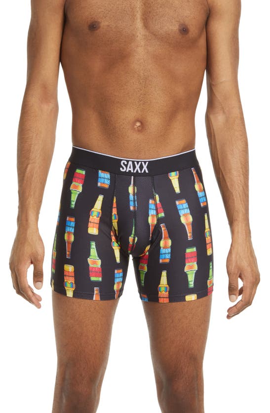 Saxx Volt Breathable Mesh Slim Fit Boxer Briefs In Beer Goggles
