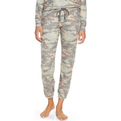 Pj Salvage Camo Sweatpants, Beige