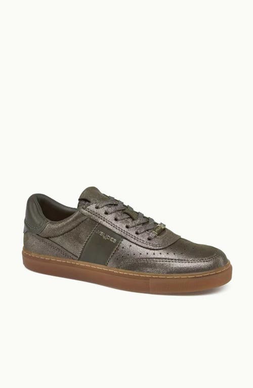 Jslides Footwear Tinsely Sneaker In Metallic Khaki