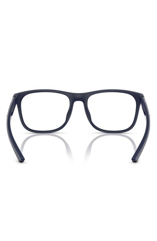 Scuderia Ferrari 54mm Square Optical Glasses In Matte Blue