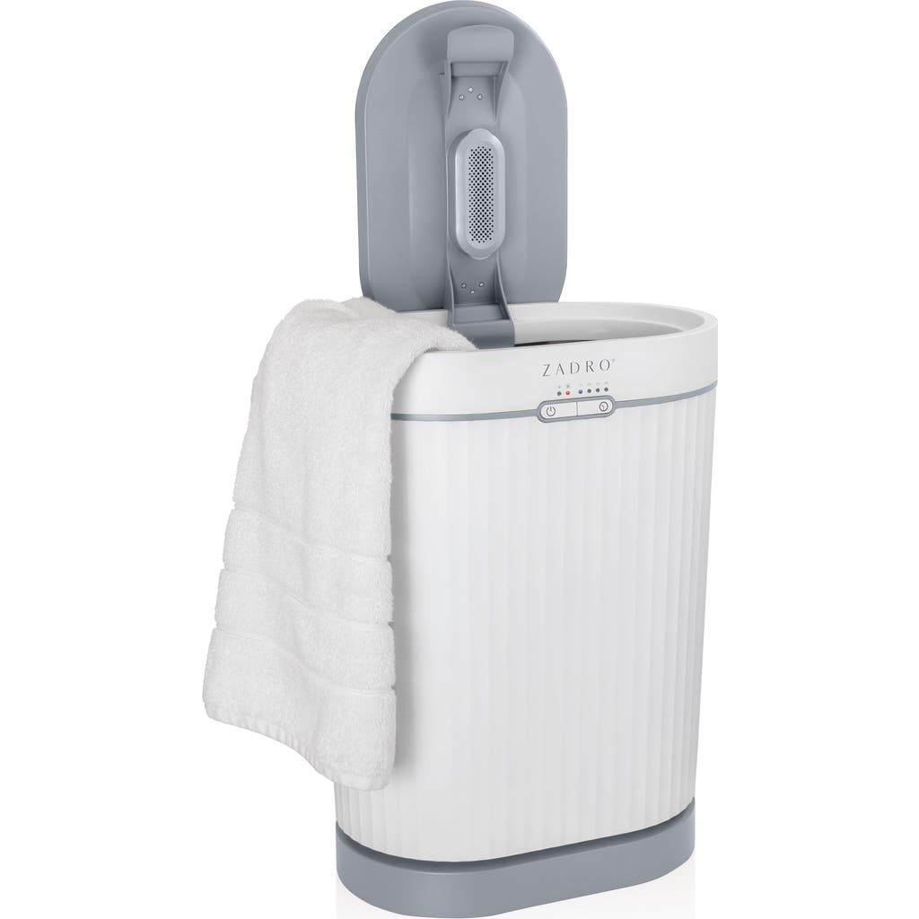 Zadro Luxury Towel Warmer In White/gray