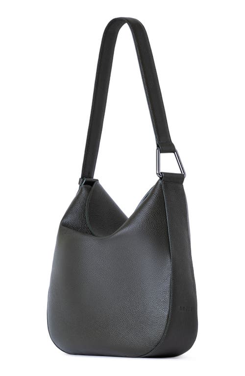 AKRIS AKRIS MEDIUM ANNA LEATHER HOBO BAG