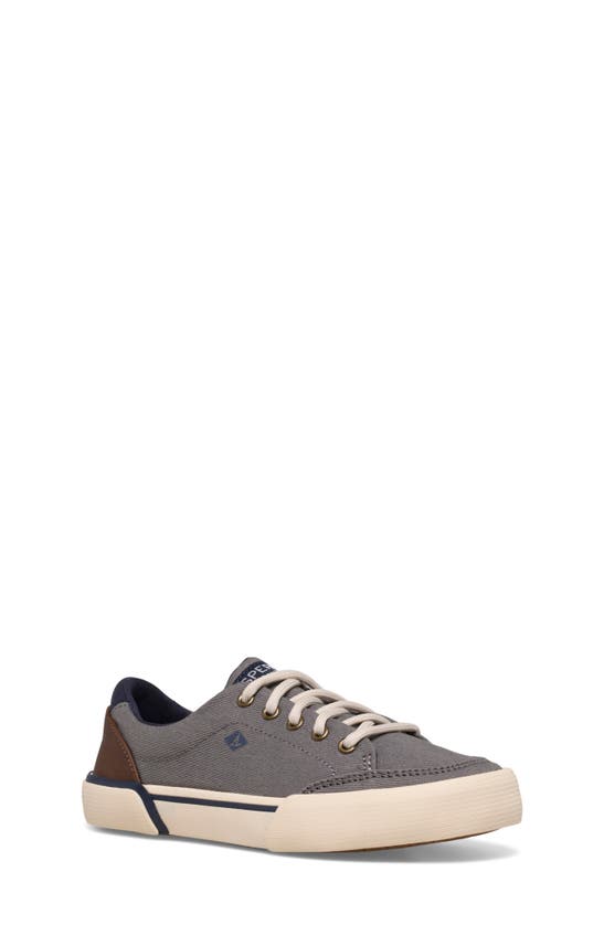 Sperry Kids' Harbor Tide Sneaker In Grey