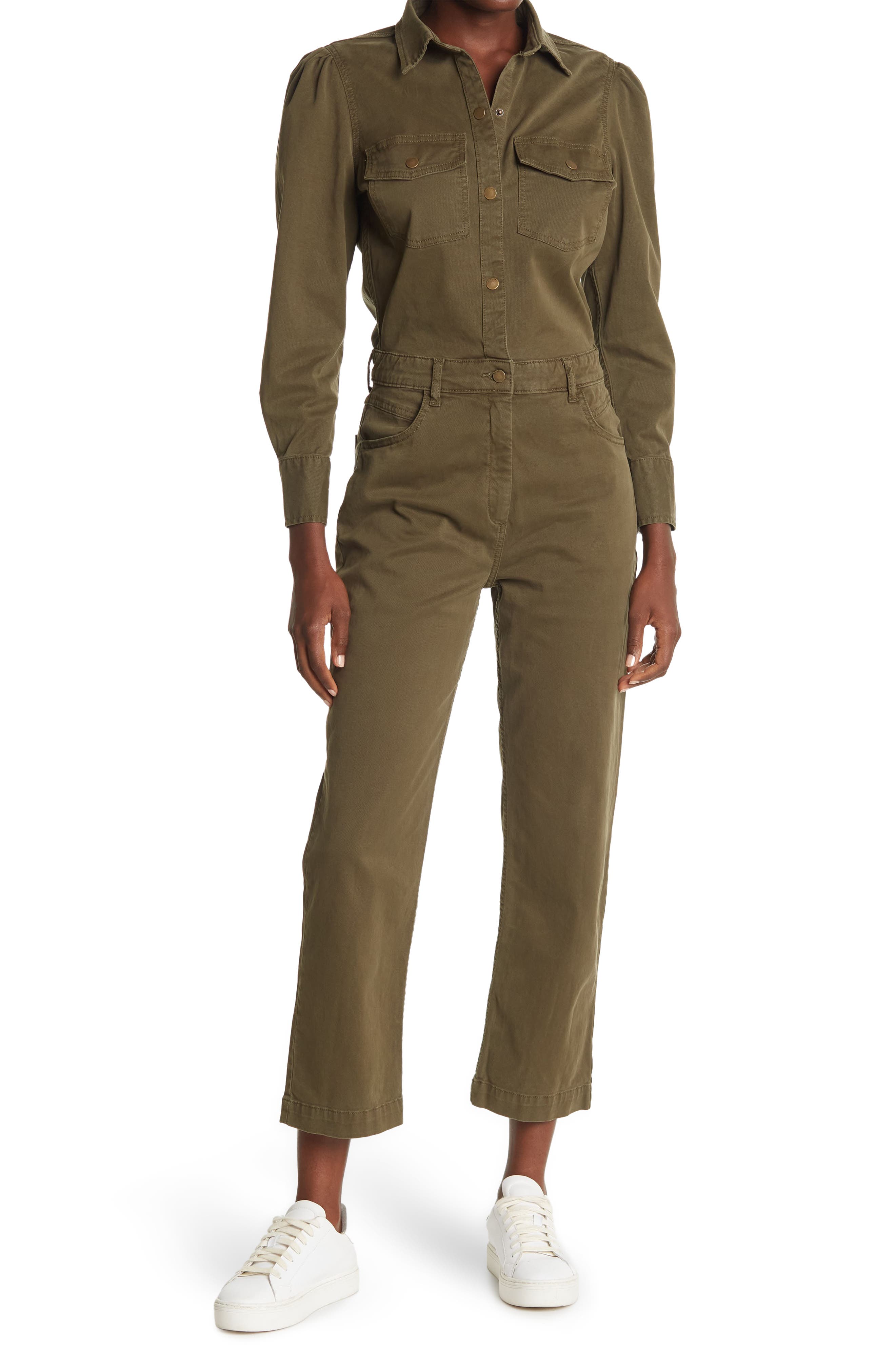 Dl 1961 Freja Button Front Jumpsuit In Larimore