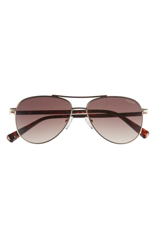 Kenneth Cole 57mm Pilot Sunglasses In Brown