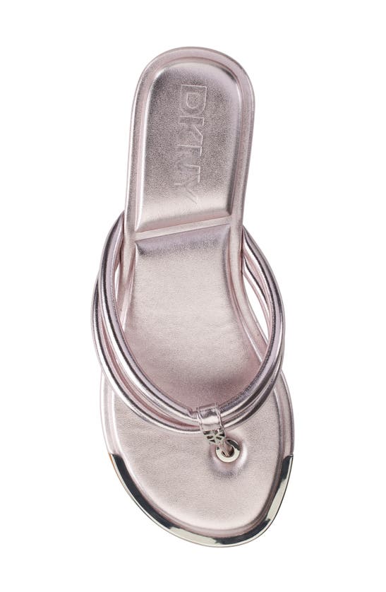 Shop Dkny Clemmie Flip Flop In Light Pink