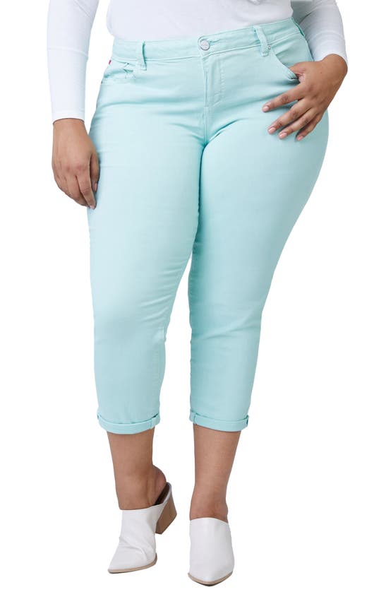 SLINK JEANS MEDIUM RISE ROLLED BOYFRIEND JEANS