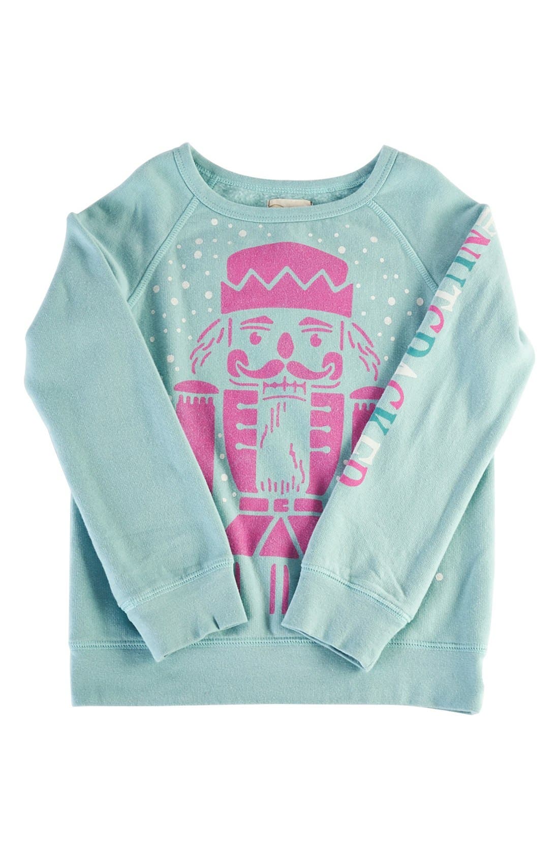 Peek 'Nutcracker' Crewneck Sweatshirt (Toddler Girls, Little Girls