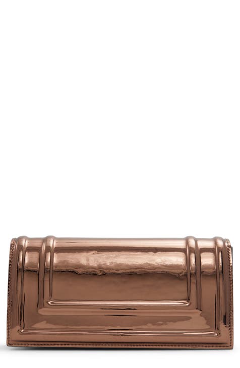 Aldo Black Faux Leather Tote Large Gold Accents Bag Purse Handbag Travel