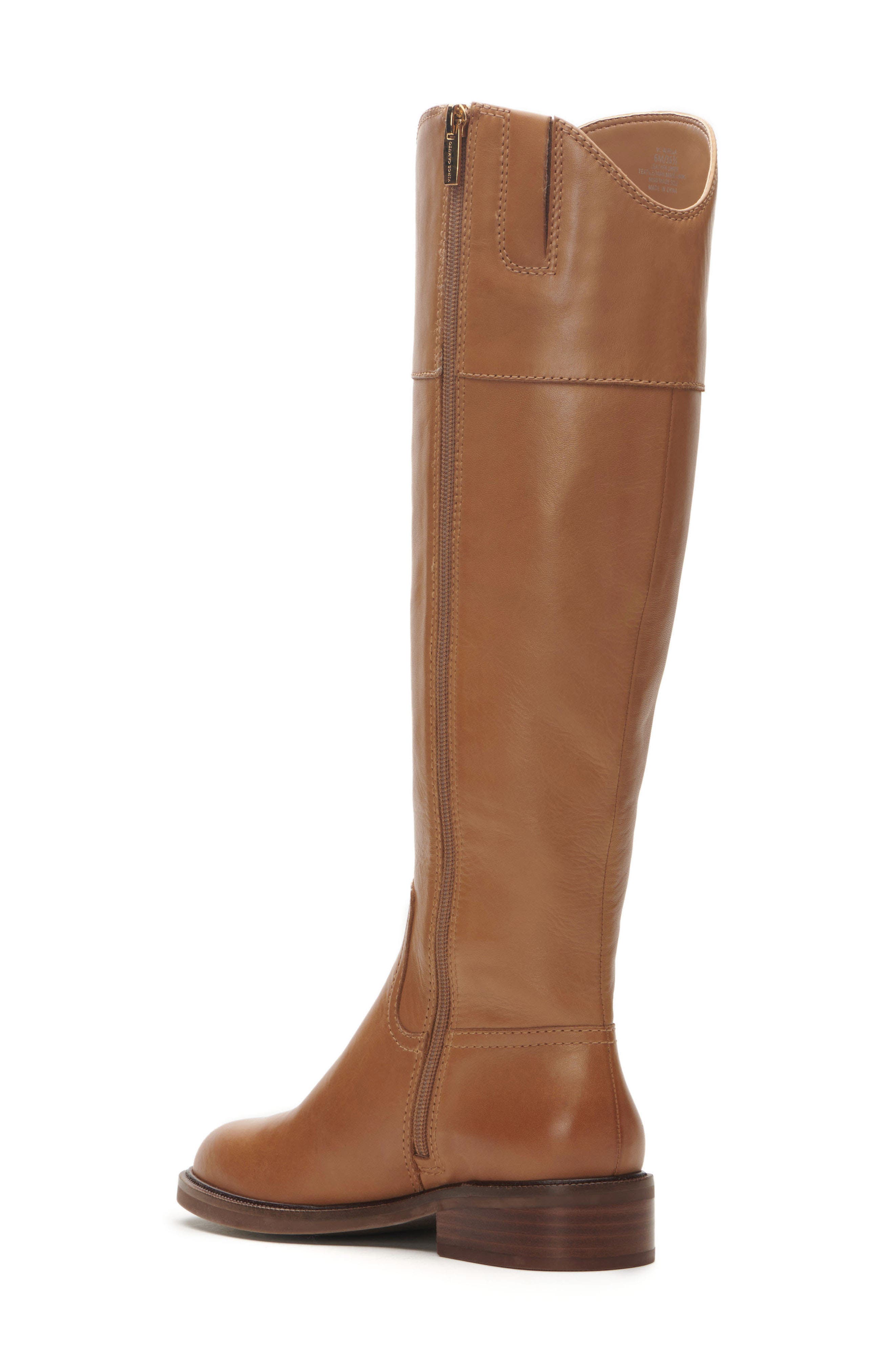 Vince Camuto Alfella Knee High Boots, Black Leather, Women's 6 M