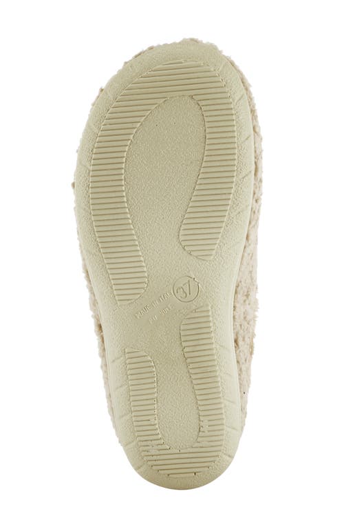 Shop Flexus By Spring Step Paddington Faux Shearling Slipper In Light Tan