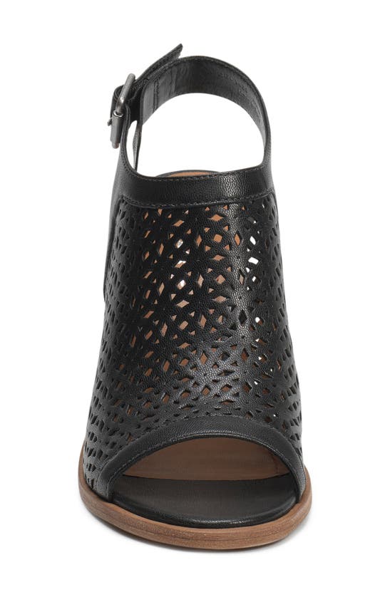 Trask Parker Slingback Sandal In Black Leather