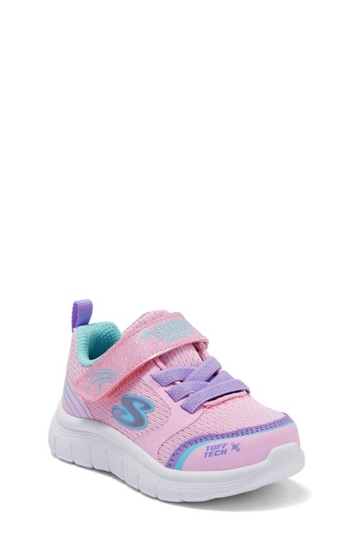 Skechers Comfy Flex 3.0 Machine Washable Sneaker In Light Pink/multi