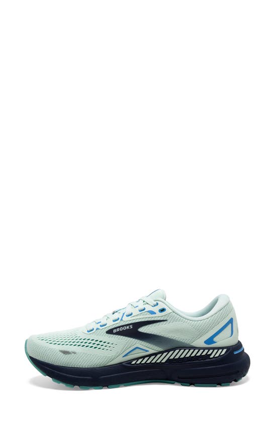 Shop Brooks Adrenaline Gts 23 Sneaker In Blue Glass/ Nile Blue/ Marina