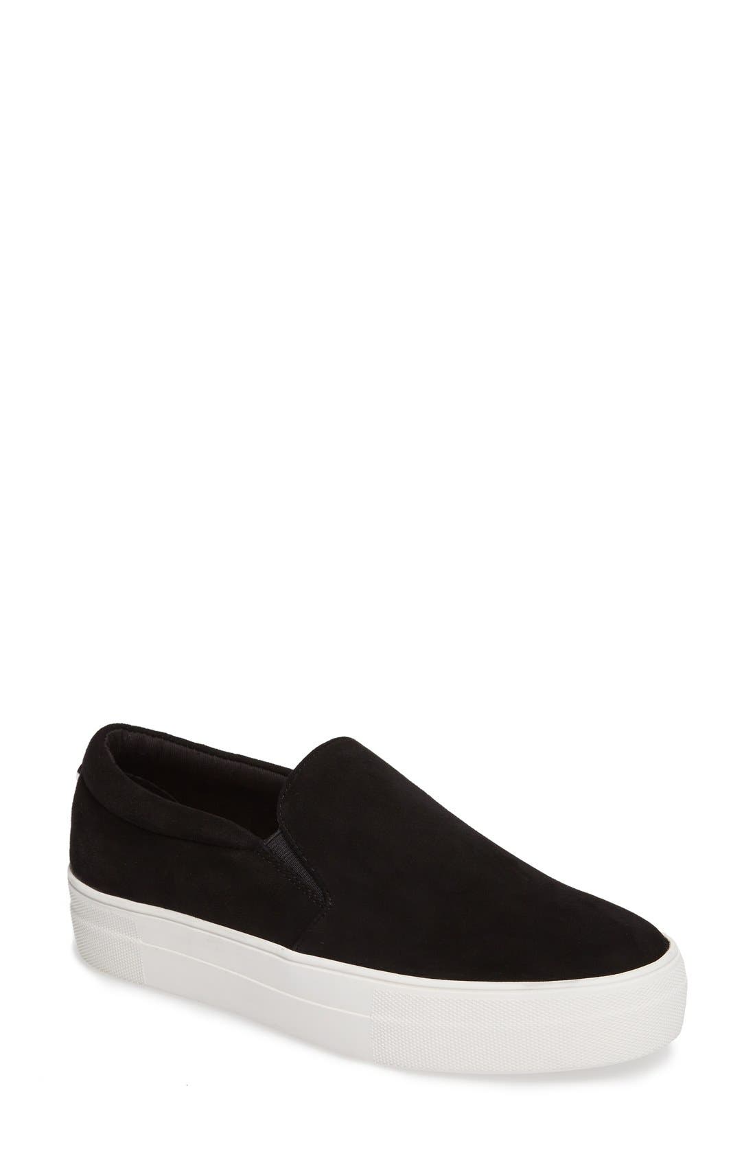 steve madden gills black suede