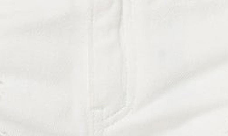 Edikted Matilda Distressed Denim Cutoff Shorts In White