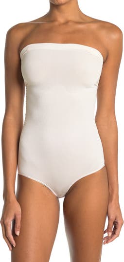 Body Beautiful Women's Seamless Strapless Shaping Bodysuit in Shiny Yarn ( Nude, Small/Medium) : : Clothing, Shoes & Accessories