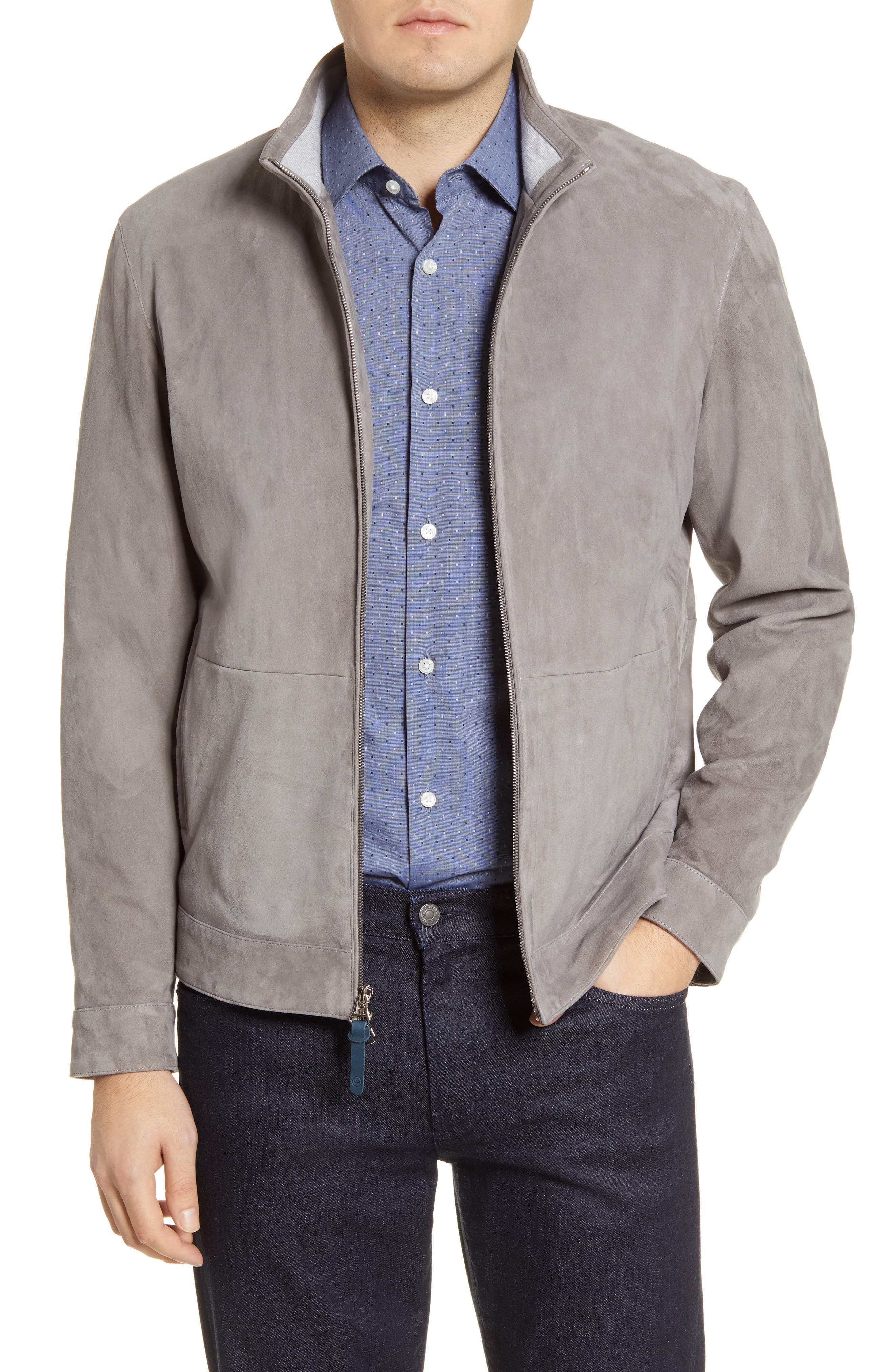 peter millar suede shirt jacket