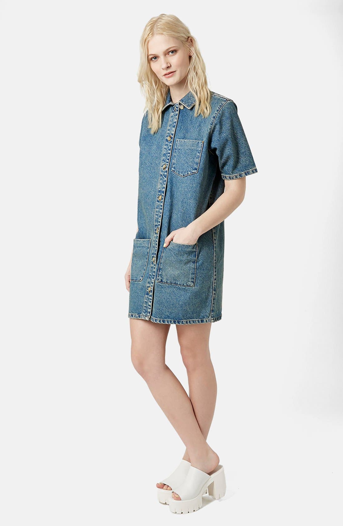 boutique denim dress