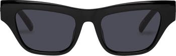 Lombard Rectangle Sunglasses Black – LA-PA Eyewear