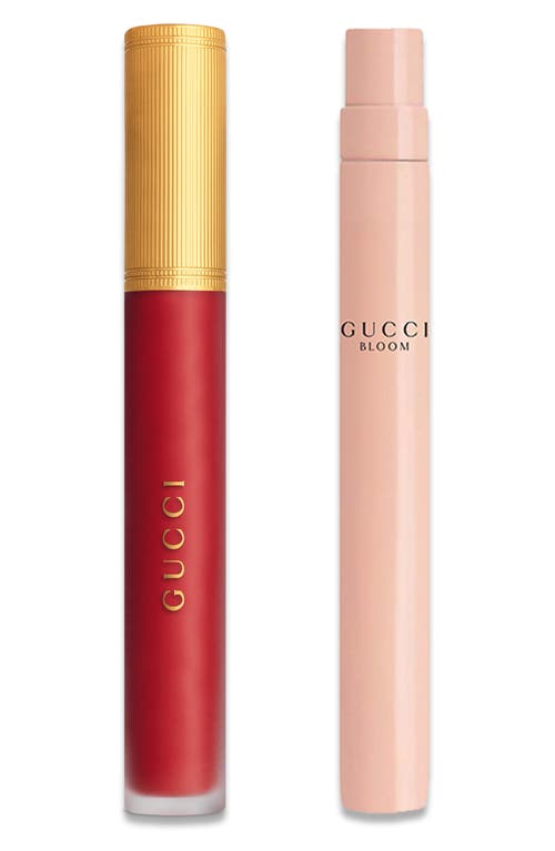 Gucci Bloom Pen Spray & Matte Liquid Lipstick Set (Nordstrom Exclusive) USD $80 Value at Nordstrom