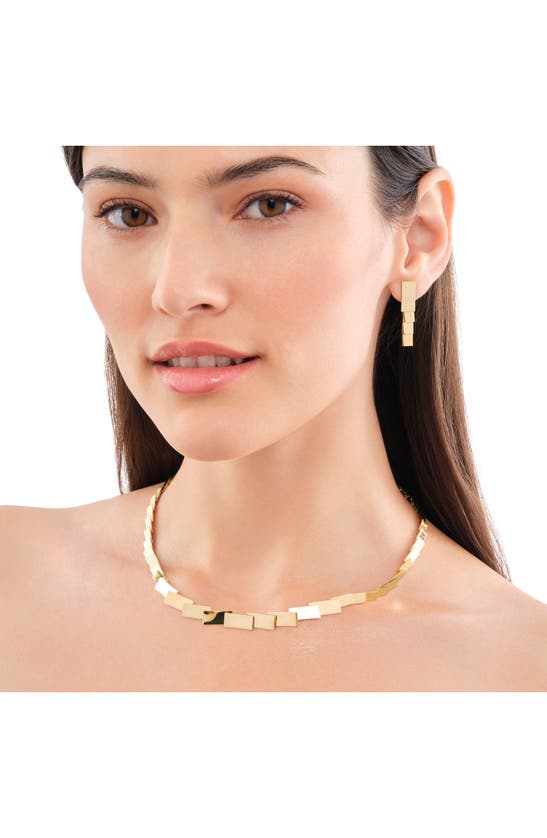 Shop Lana Cleopatra Tag Necklace In Yellow Gold