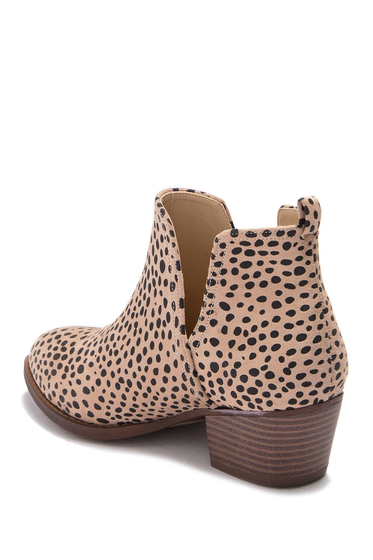 chinese laundry caring cheetah booties