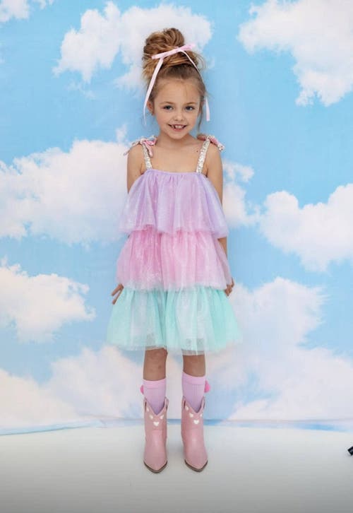 Lola + The Boys Sparkle Ombre Dress In Multicolor