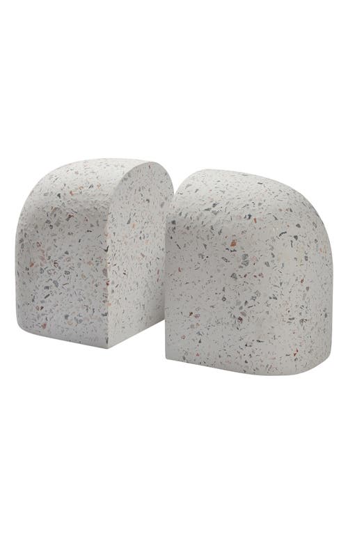 Renwil Bruno Set of 2 Bookends in White With Colored Speckles at Nordstrom