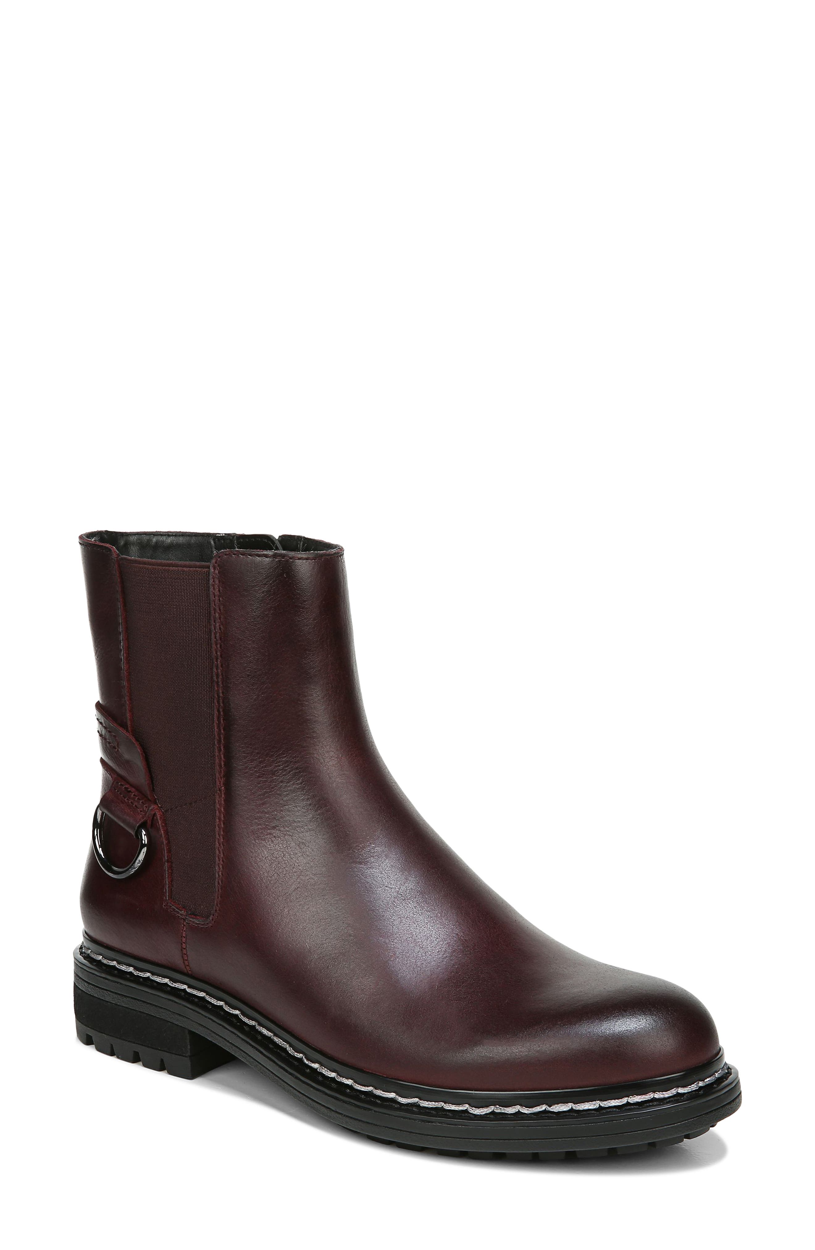 Franco Sarto Seri Boot In Burgundy Leather | ModeSens