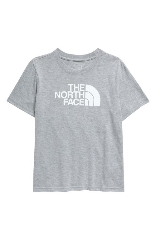 The North Face Kids' Half Dome Logo Graphic T-shirt In Tnf Light Grey Heather