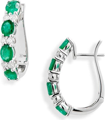 Emerald deals earrings nordstrom