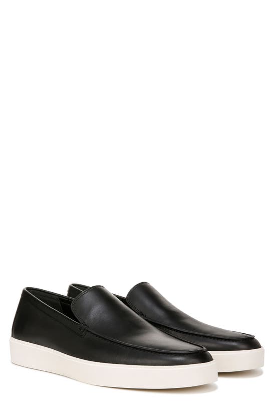 Vince Toren Slip On Loafers In Black