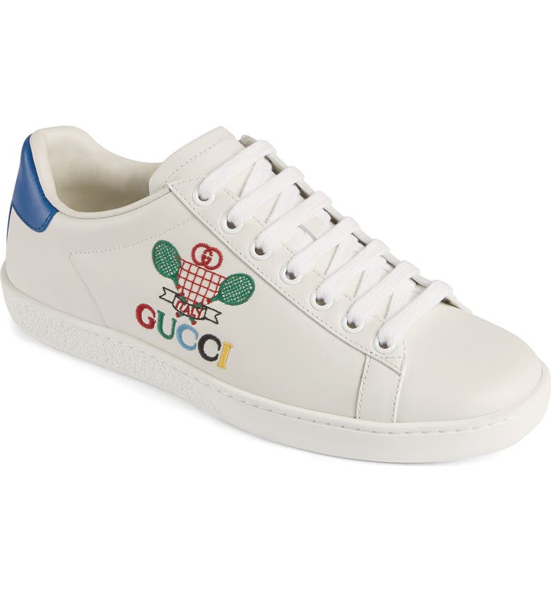 Gucci New Ace Embroidered Tennis Sneaker Women Nordstrom