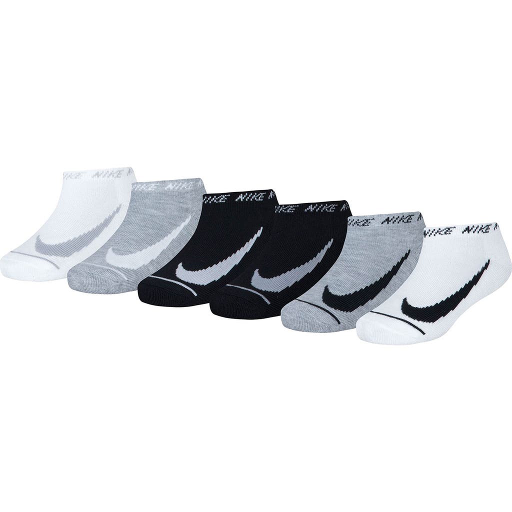 Nike Kid's Swoosh 6-pack No-show Socks In Multi