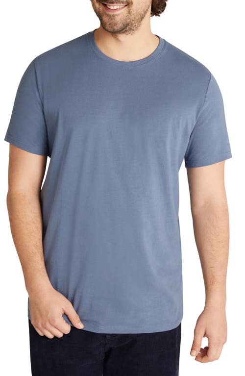 Essential Scoop Neck T-Shirt in Denim Blue