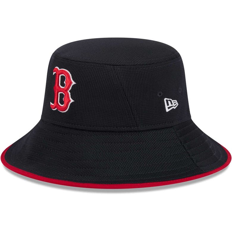 Shop New Era Navy Boston Red Sox Game Day Bucket Hat