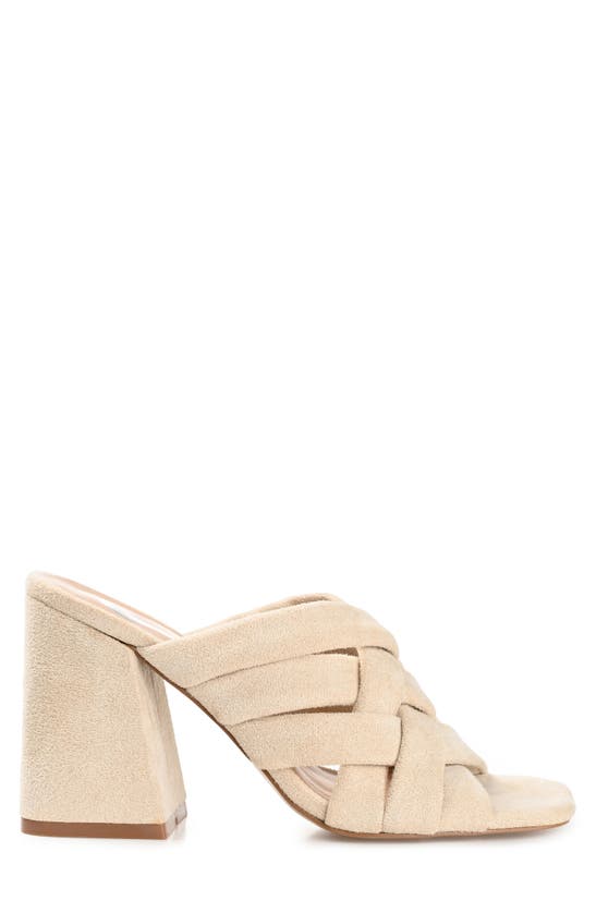 Shop Journee Collection Dorisa Braided Sandal In Ivory