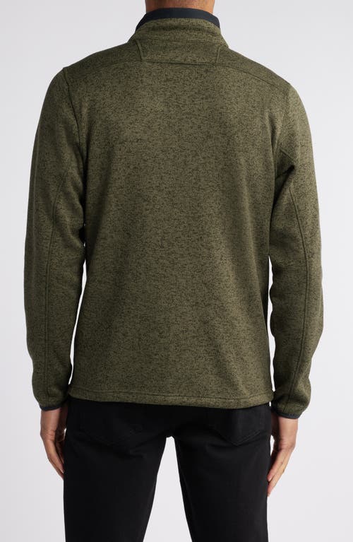 Shop Columbia Sweater Weather Fleece Jacket In Greenscape Heather