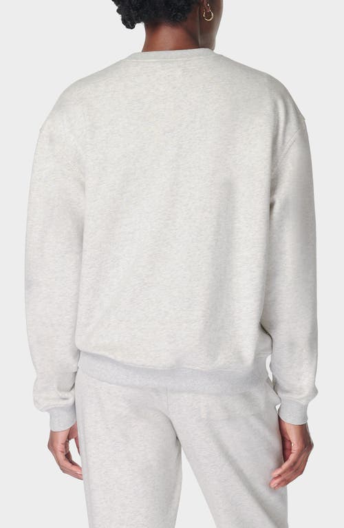 Shop Sweaty Betty Revive Sweatshirt In Ice Grey Marl