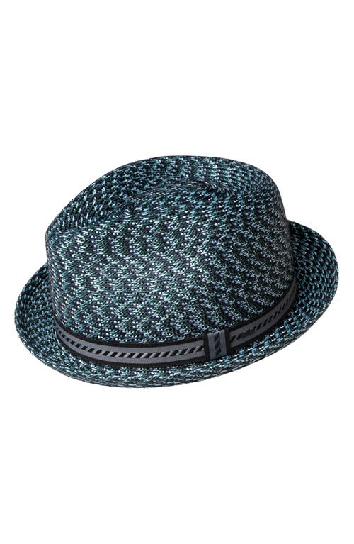Mannes Straw Hat in Midnight Blue