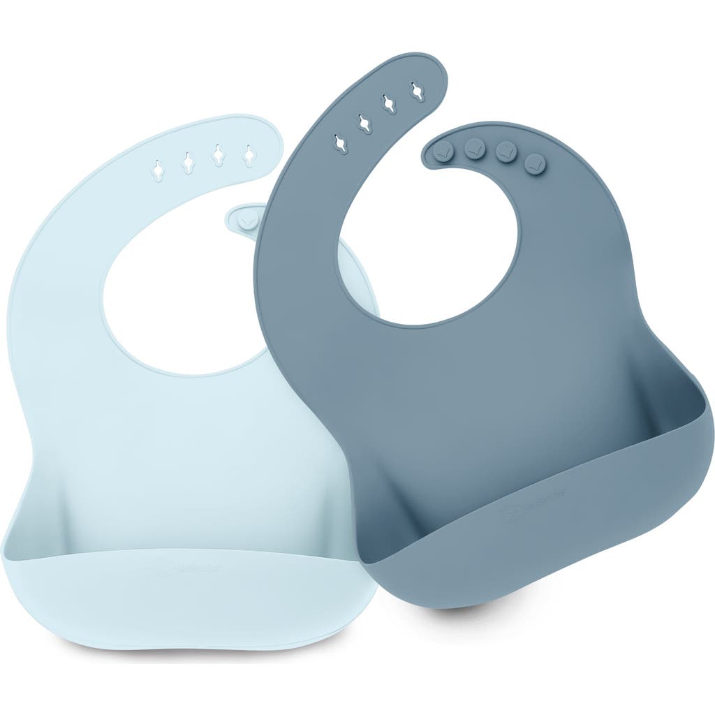 Keababies Prep Silicone Bibs In Ocean