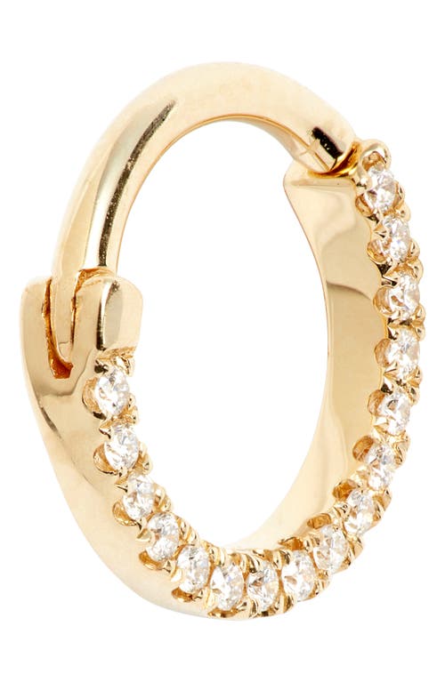 MARIA TASH MARIA TASH 16-GAUGE DIAMOND FRONT ETERNITY CLICKER EARRING 