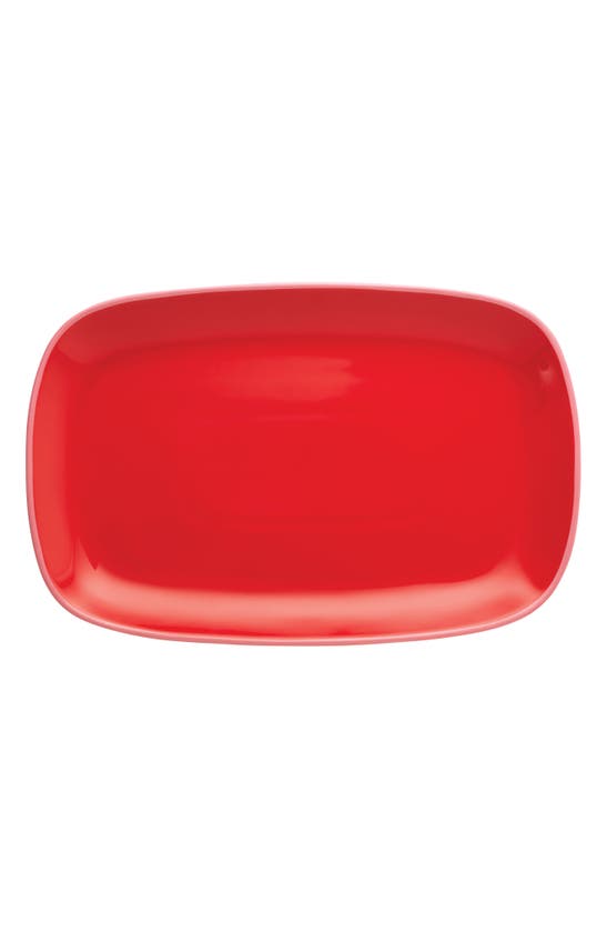 Kate Spade Make It Pop Serving Platter In Red