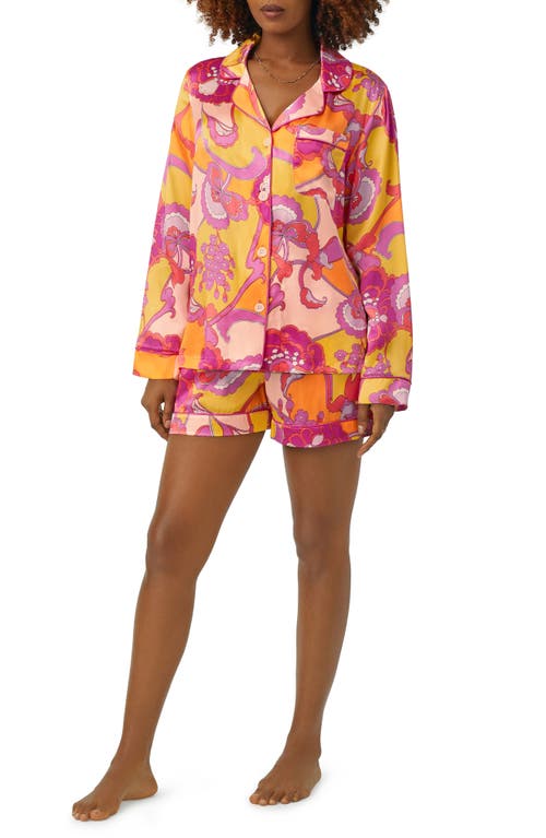 BedHead Pajamas Print Silk Short Apache Bloom at Nordstrom,