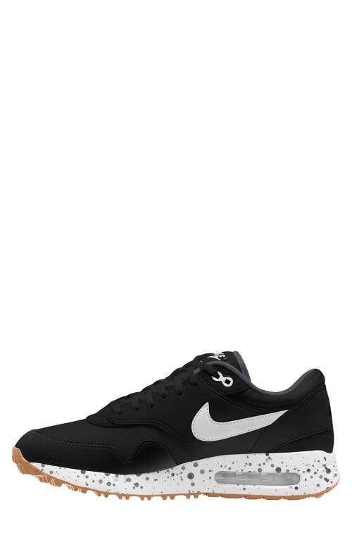 Shop Nike Air Max 1 '86 Og G Waterproof Spikeless Golf Shoe In Black/white/anthracite