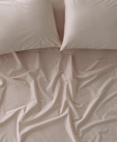 Pact Organic Cool-air Percale Flat Sheet In Oat
